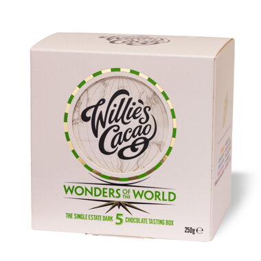 Degustační sada čokolád Willie’s Cacao Wonders of the World