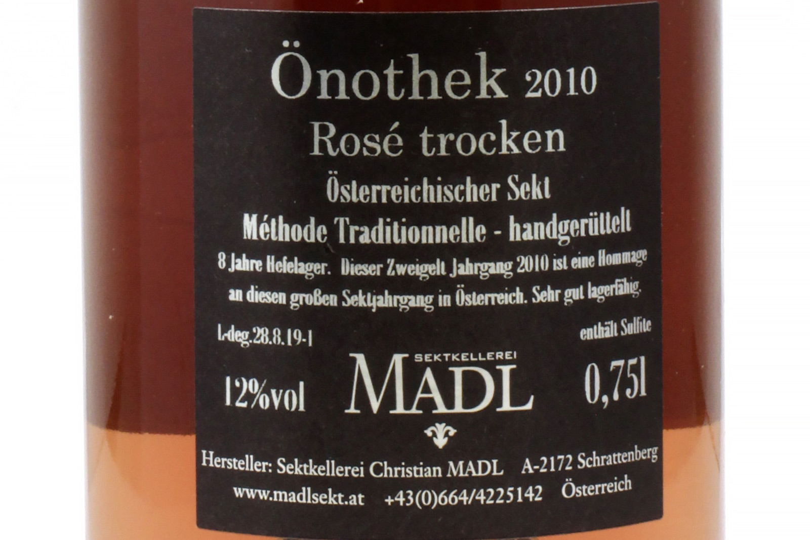 Madl-Sekt Önothek Rosé Trocken