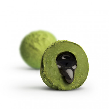 Párování prosecca s pralinkami Matcha Praline Truffles