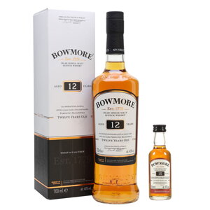 Bowmore 12 Y.O. & Sherry Cask 15 Y.O. 0,05 l