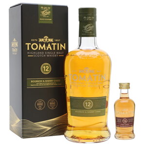 Tomatin 12 Y.O. Bourbon & Sherry Casks & 14 Y.O. Port Casks 0,05 l