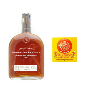 Woodford Reserve Bourbon & Willie’s Cacao Clementina’s Almonds
