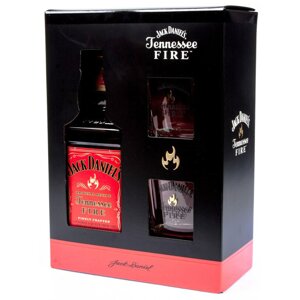 Jack Daniel’s Fire + 2 sklenice