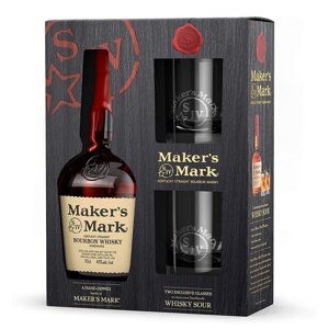 Maker’s Mark + 2 sklenice