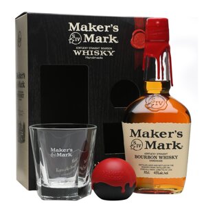 Maker’s Mark + sklenice s formou na led