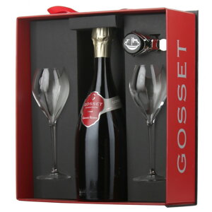 Gosset Grande Réserve Brut + 2 sklenice