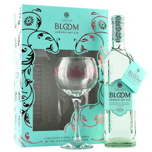 Bloom London Dry Gin + sklenice