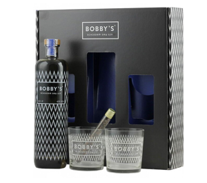 Bobby's Schiedam Dutch Dry Gin + 2 sklenice