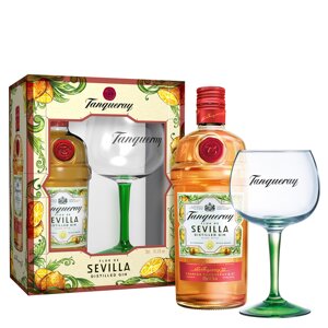 Tanqueray Flor de Sevilla + sklenice