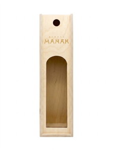 Maňák dřevěný box na 1 láhev 