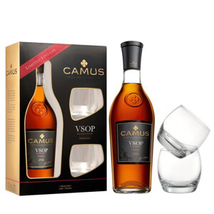 Camus VSOP Elegance + 2 sklenice