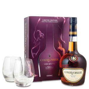 Courvoisier VS + 2 sklenice