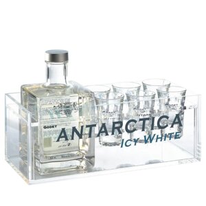 Godet Antarctica Icy White + 6 sklenic