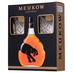Meukow VS + 2 sklenice