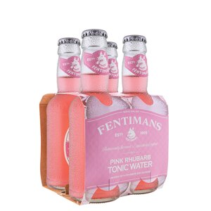 Fentimans Pink Rhubarb Tonic Water 4x 200 ml