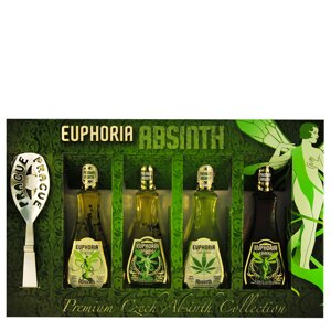 Euphoria Absinth Mini Set 4× 0,05 l