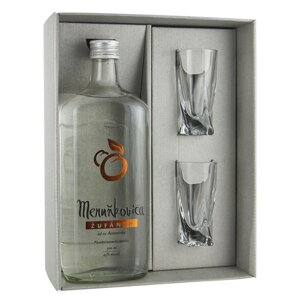 Meruňkovica Žufánek 0,5 l + 2 sklenice