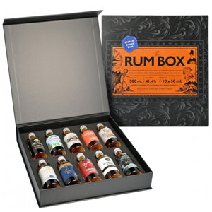 The Rum Box Blue Edition 10x 0,05 l