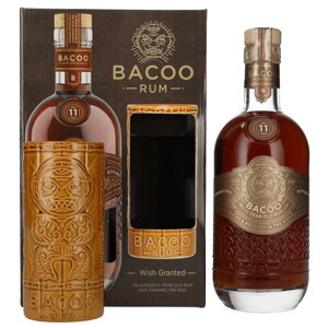 Bacoo 11 Year Old Rum + Tiki pohár