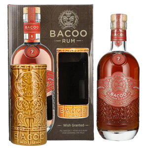 Bacoo 7 Year Old Rum + Tiki pohár