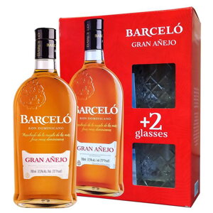 Ron Barceló Gran Añejo + 2 sklenice