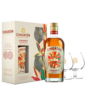 Cihuatán Cinabrio + 2 sklenice
