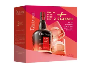 Dictador Aged 12 Years + 2 sklenice