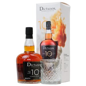 Dictador Aged 10 Years + sklenice