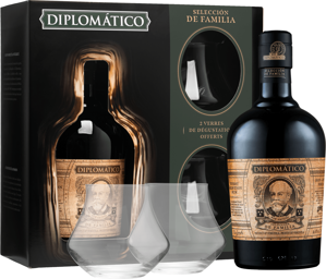 Diplomático Selección de Familia + 2 sklenice