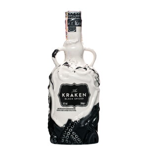 Kraken Black Spiced Rum Ceramic Black & White