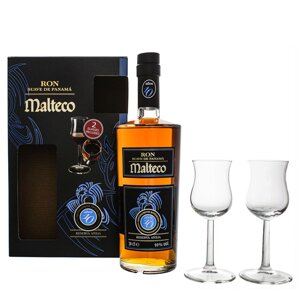 Malteco Reserva Aňeja 10 años + 2 sklenice