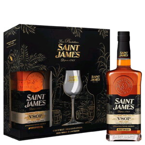Saint James VSOP + 2 sklenice