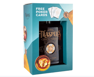 Traspers Panama Rum 15 Years Old + Hrací karty