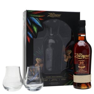 Ron Zacapa Centenario 23 años + 2 sklenice