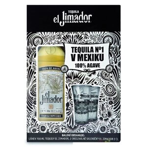 El Jimador Blanco + 2 sklenice