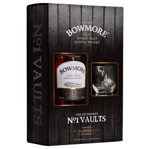 Bowmore Aged 12 Years + sklenice