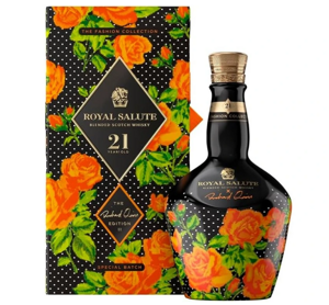 Chivas Regal Royal Salute 21 Years Richard Quinn Orange Roses