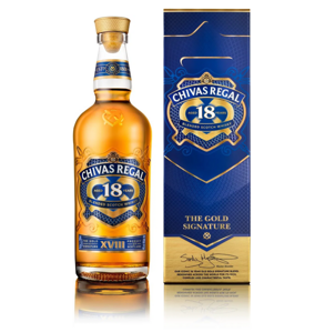 Chivas Regal Gold Signature Aged 18 Years box