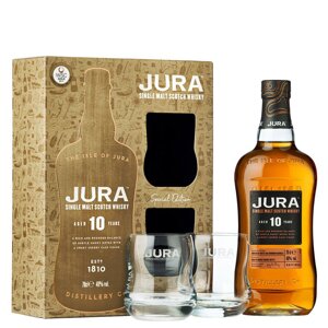 Jura Origin Aged 10 Years + 2 sklenice