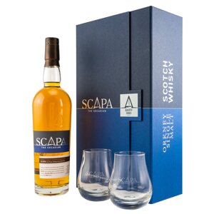 Scapa Glansa + 2 sklenice