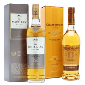 Macallan Fine Oak 10 & Glenmorangie Original 10
