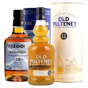 Edradour Caledonia 12 & Old Pulteney 12