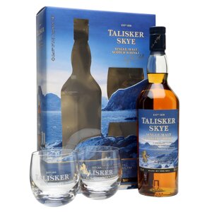 Talisker Skye + 2 sklenice