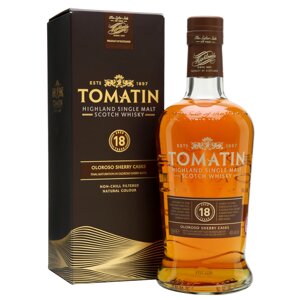 Tomatin Aged 18 Years Oloroso Sherry Casks