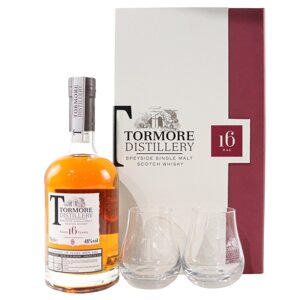 Tormore Aged 16 Years + 2 sklenice