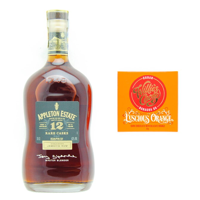 Appleton Estate 12 & Willie’s Cacao Luscious Orange