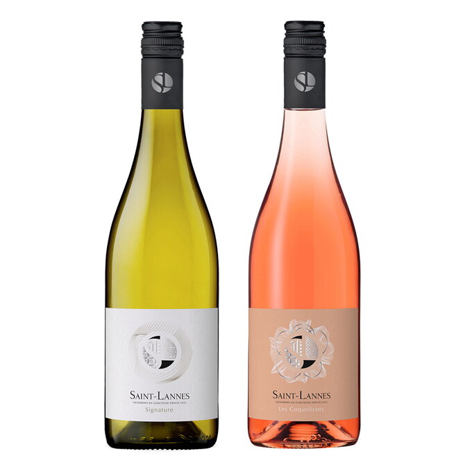 Saint Lannes Blanc Signature & Rosé Les Coquelicots