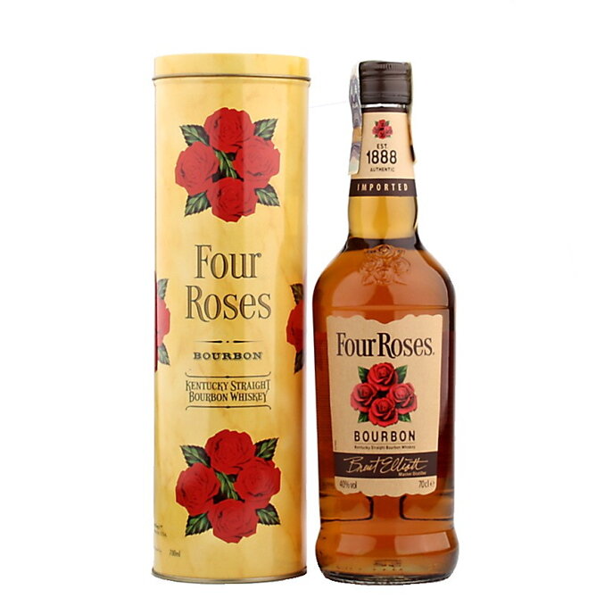 Four Roses Bourbon Metal Box 