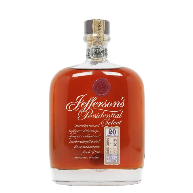 Jefferson’s Presidential Select 20 Years Old