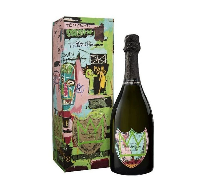 Dom Pérignon 2015 Green Jean Michel Basquiat